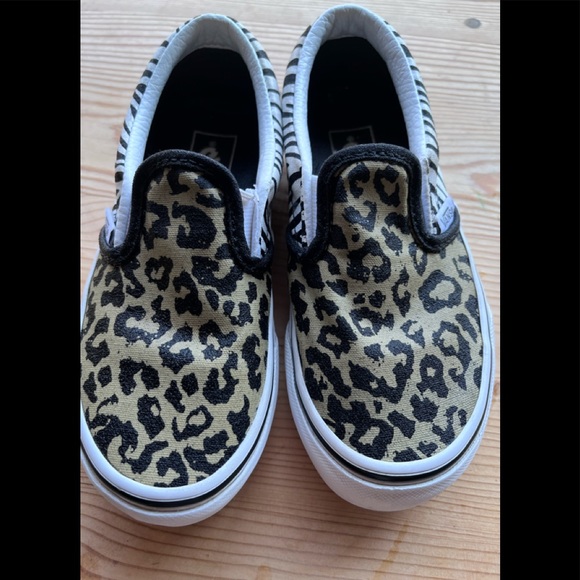 Vans Leopard slip-ons size 11 - Picture 2 of 4